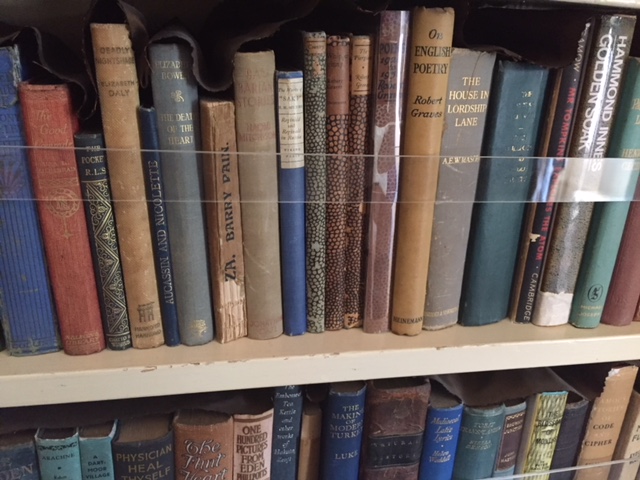 Dame Agatha Christie's bookshelves