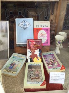 Benson's books on sale at the bookshop in Rye